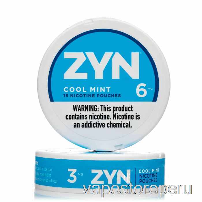 Bolsas De Nicotina Zyn Desechables Para Vape - Cool Mint 6 Mg (paquete De 5)